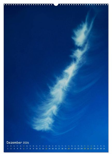 Produktbild: Aquarelle am Himmel (hochwertiger Premium Wandkalender 2026 DIN A2 hoch), Kunstdruck in Hochglanz