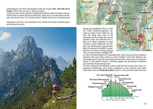 Produktbild: ROTHER Wanderf&uuml;hrer Dolomiten Band 7 - S&uuml;d&ouml;stliche Dolomiten