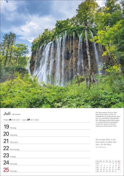 Produktbild: Wunder der Natur Wochenplaner 2027 - 53 faszinierende Fotografien