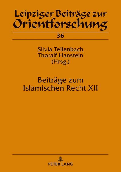 Produktbild: Beitr&auml;ge zum Islamischen Recht XII