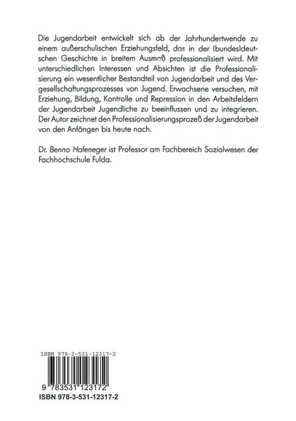 Produktbild: Jugendarbeit als Beruf