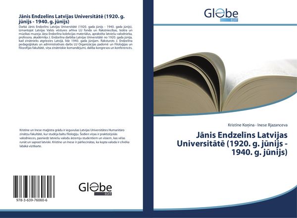 Produktbild: J&iquest;nis Endzel&iquest;ns Latvijas Universit&iquest;t&iquest; (1920. g. j&iquest;nijs - 1940. g. j&iquest;nijs)