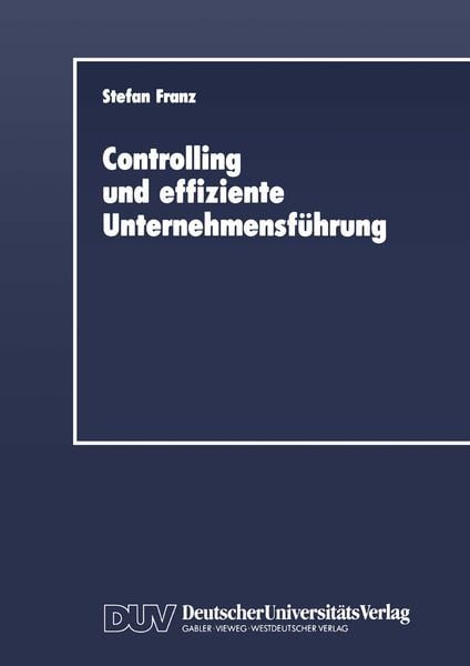 Produktbild: Controlling und effiziente Unternehmensf&uuml;hrung