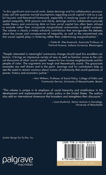 Produktbild: Race, Neighborhoods, and the Misuse of Social Capital