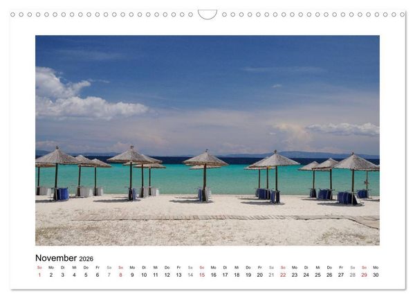Produktbild: Nordgriechenland &ndash; Pilion, Meteora, Sithonia (Wandkalender 2026 DIN A3 quer), CALVENDO Monatskalender