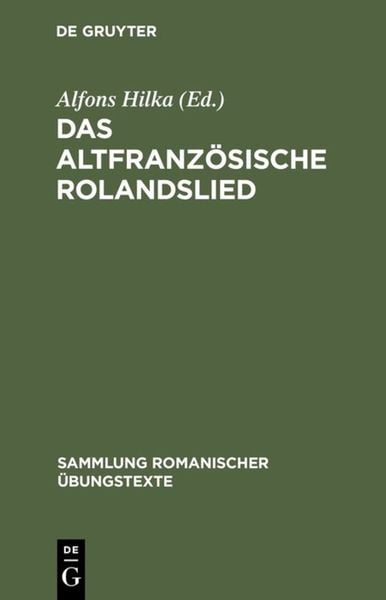Produktbild: Das altfranz&ouml;sische Rolandslied
