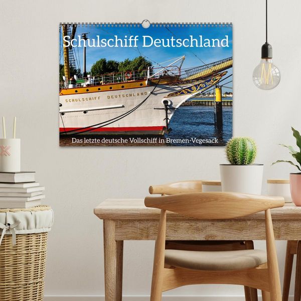 Produktbild: Letztes deutsches Vollschiff DAS SCHULSCHIFF DEUTSCHLAND (Wandkalender 2026 DIN A3 quer), CALVENDO Monatskalender