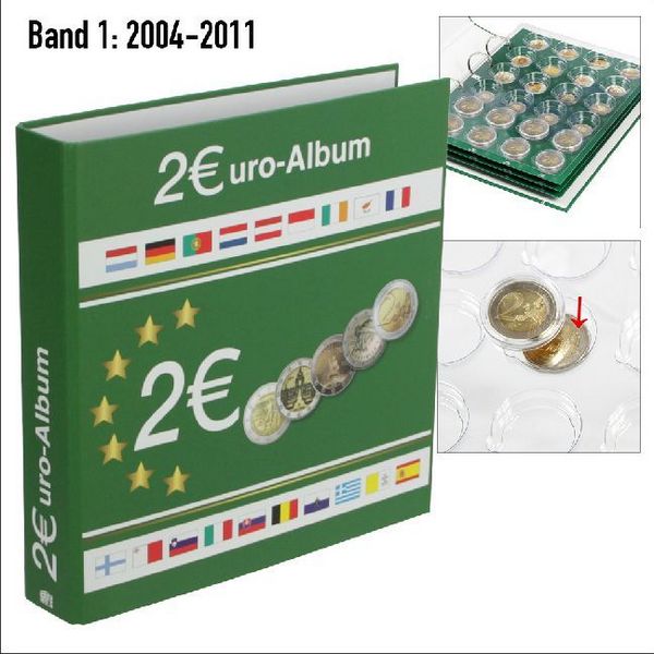 Produktbild: 2 Euro-Sammelalbum Band 1 (2004-2011)