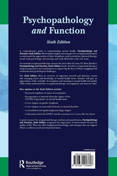 Produktbild: Psychopathology and Function