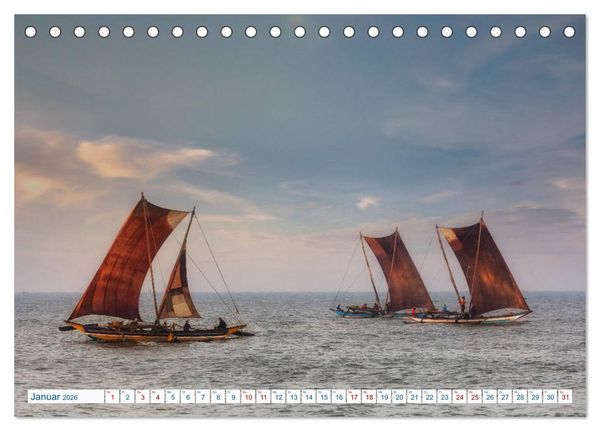 Produktbild: Sri Lanka, tropisches Inselparadies (Tischkalender 2026 DIN A5 quer), CALVENDO Monatskalender