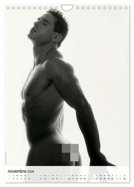 Produktbild: contrastes hommes (Calendrier mural 2026 DIN A4 horizontal), CALVENDO calendrier mensuel