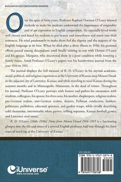 Produktbild: R. D. O'Leary (1866-1936)