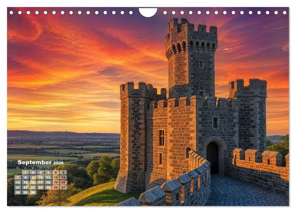 Produktbild: Burgen der Legenden (Wandkalender 2026 DIN A4 quer), CALVENDO Monatskalender