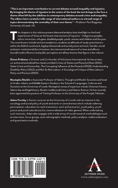 Produktbild: Crime, Criminality and Injustice