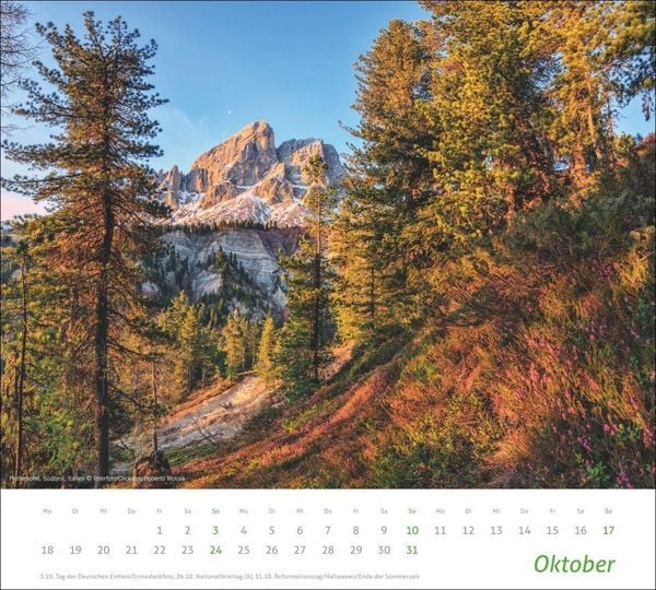 Produktbild: times&more Alpen Bildkalender 2027