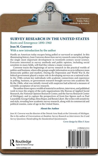 Produktbild: Survey Research in the United States