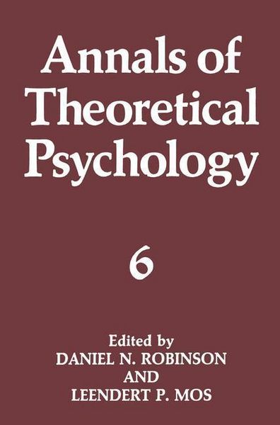 Produktbild: Annals of Theoretical Psychology