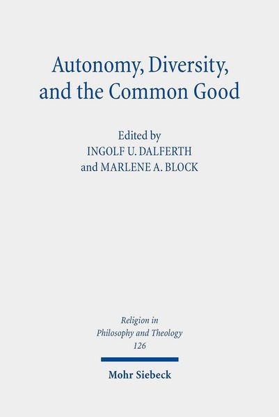 Produktbild: Autonomy, Diversity and the Common Good