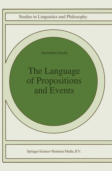 Produktbild: The Language of Propositions and Events