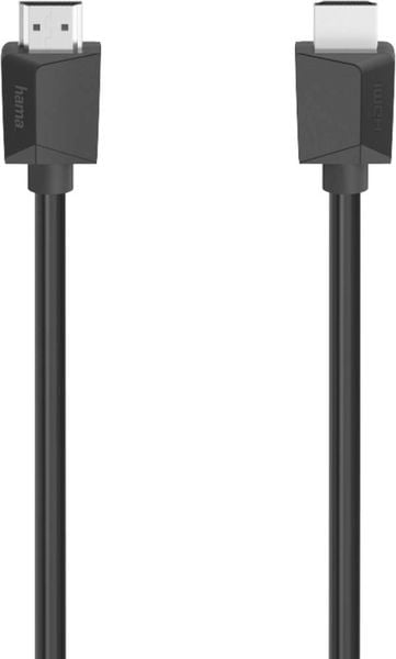 Hama HDMI Anschlusskabel HDMI-A Stecker, HDMI-A Stecker 3.00 m Schwarz 00200703 4K UHD HDMI-Kabel