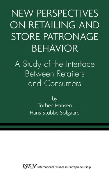 Produktbild: New Perspectives on Retailing and Store Patronage Behavior