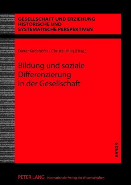Produktbild: Bildung und soziale Differenzierung in der Gesellschaft