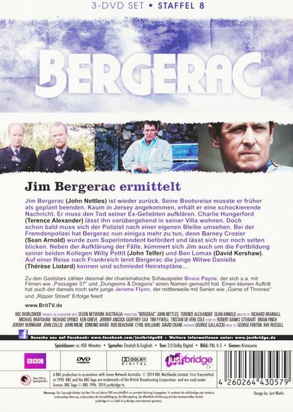 Produktbild: Bergerac - Jim Bergerac ermittelt/Season 8 [3 DVDs]