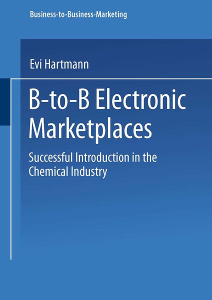 Produktbild: B-to-B Electronic Marketplaces
