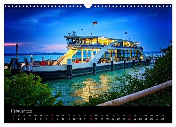 Produktbild: Bodensee-Schiffe und Boote (Wandkalender 2026 DIN A3 quer), CALVENDO Monatskalender