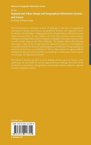 Produktbild: Regional and Urban Change and Geographical Information Systems and Science