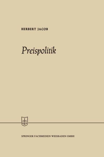 Produktbild: Preispolitik