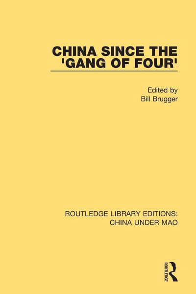 Produktbild: China Since the 'Gang of Four'