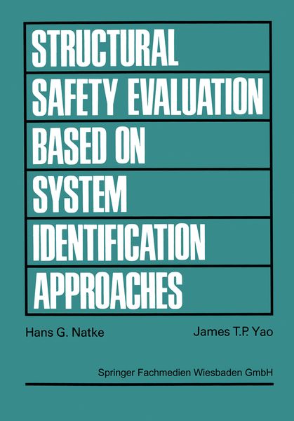 Produktbild: Structural Safety Evaluation Based on System Identification Approaches