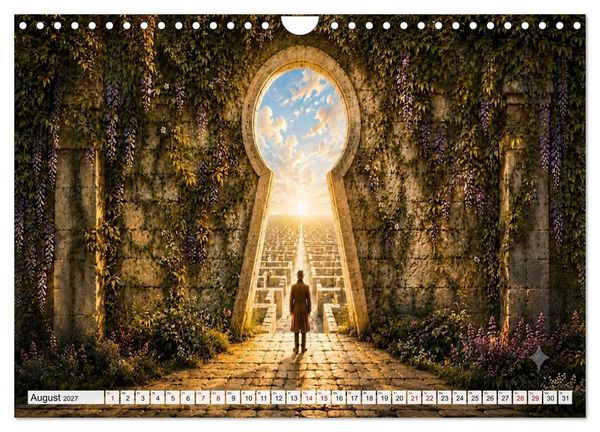 Produktbild: Zwischen Ausgang und Unendlichkeit (Wandkalender 2027 DIN A4 quer), CALVENDO Monatskalender