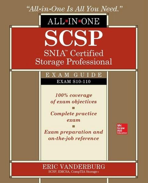 Produktbild: Scsp Snia Certified Storage Professional All-In-One Exam Guide (Exam S10-110)