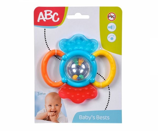 Produktbild: Rassel ABC Activity mit Bei&szlig;ringen 12cm
