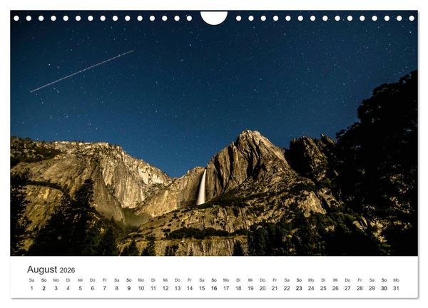 Produktbild: Yosemite - Einzigartige Naturspektakel (Wandkalender 2026 DIN A4 quer), CALVENDO Monatskalender