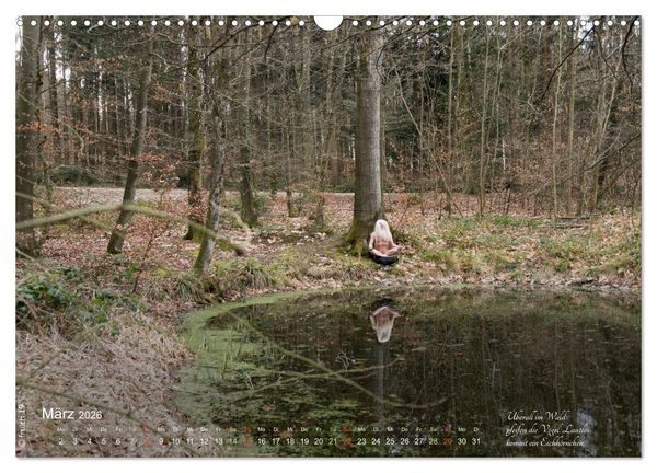 Produktbild: HAIKU AM TEICH (Wandkalender 2026 DIN A3 quer), CALVENDO Monatskalender