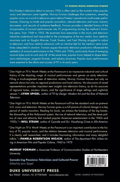 Produktbild: One Night on TV Is Worth Weeks at the Paramount