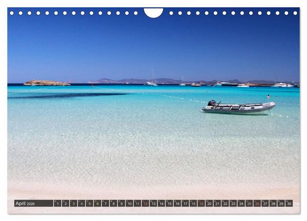 Produktbild: Formentera - Urlaub f&uuml;r die Seele (Wandkalender 2026 DIN A4 quer), CALVENDO Monatskalender