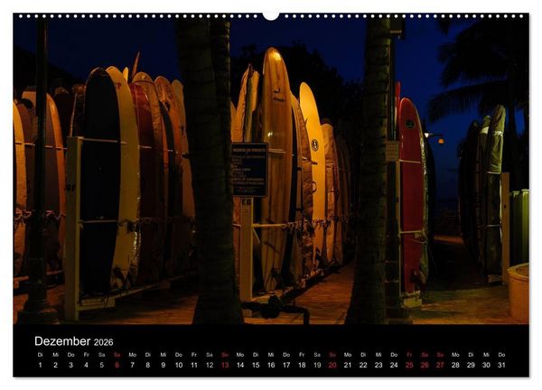 Produktbild: Hawaii - Oahu - Maui (hochwertiger Premium Wandkalender 2026 DIN A2 quer), Kunstdruck in Hochglanz