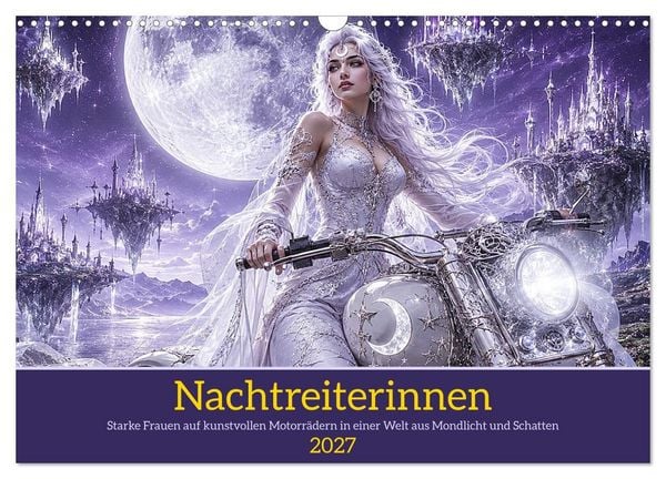 Produktbild: Nachtreiterinnen (Wandkalender 2027 DIN A3 quer), CALVENDO Monatskalender