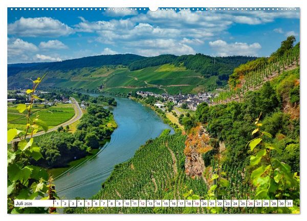 Produktbild: Mosel - Idylle und guter Wein (Wandkalender 2026 DIN A2 quer), CALVENDO Monatskalender