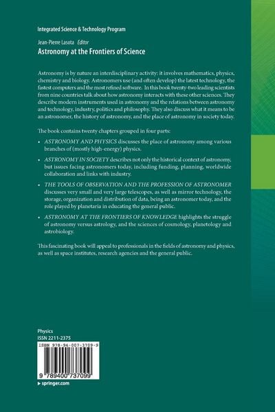 Produktbild: Astronomy at the Frontiers of Science