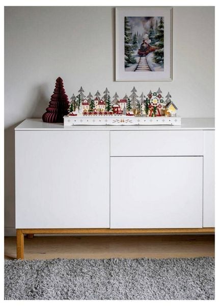 Produktbild: Konstsmide 3246-250 Holz-Figur LED Wei&szlig;