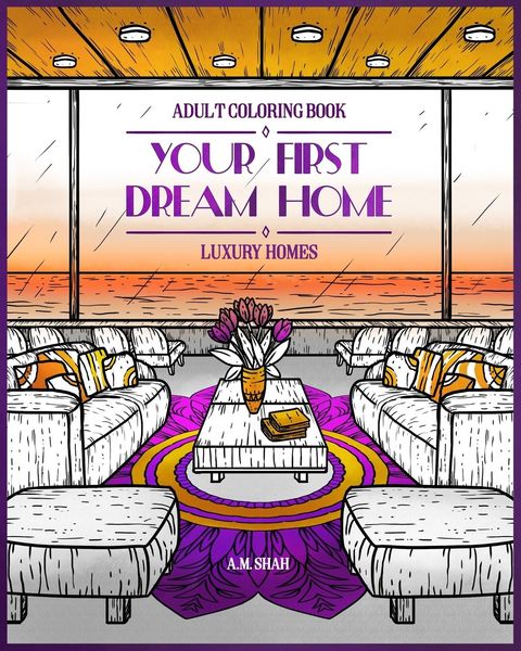 Produktbild: Adult Coloring Book Luxury Homes