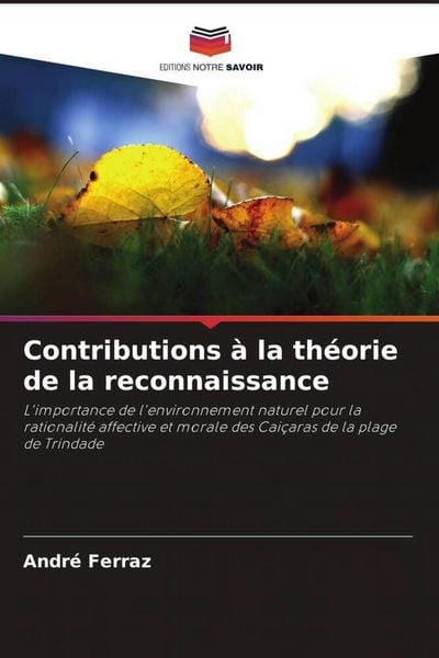 Produktbild: Contributions &agrave; la th&eacute;orie de la reconnaissance