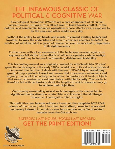 Produktbild: The CIA PSYOP Manual - Psychological Operations in Guerrilla Warfare