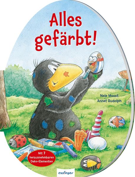 Produktbild: Der kleine Rabe Socke: Alles gef&auml;rbt! Konturgestanzt