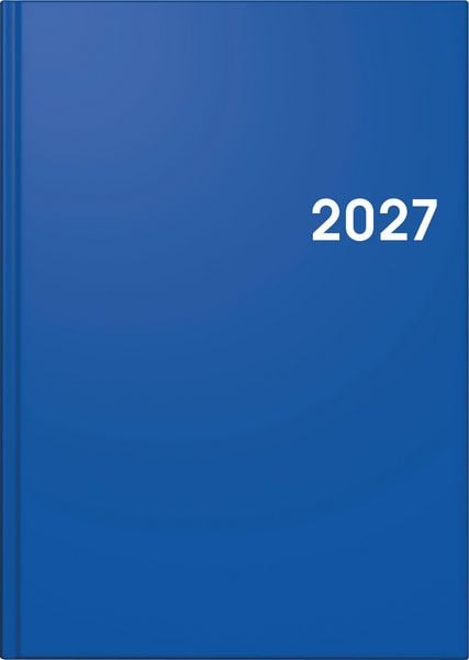 Produktbild: BRUNNEN 1079561037 Buchkalender Mod. 795 2027 A5, Kunststoff, blau